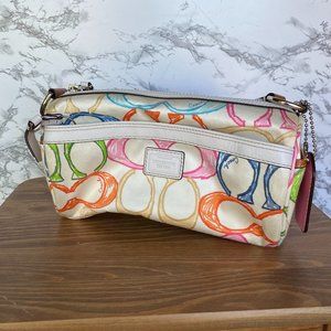 Coach Mini Rainbow Print Purse